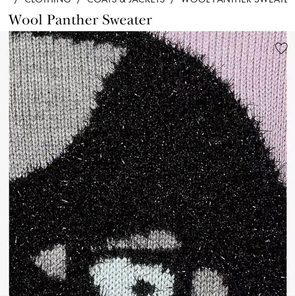 Kate Spade Panther Wool Blend Sweater Size Medium Like New - Picture 9 of 9